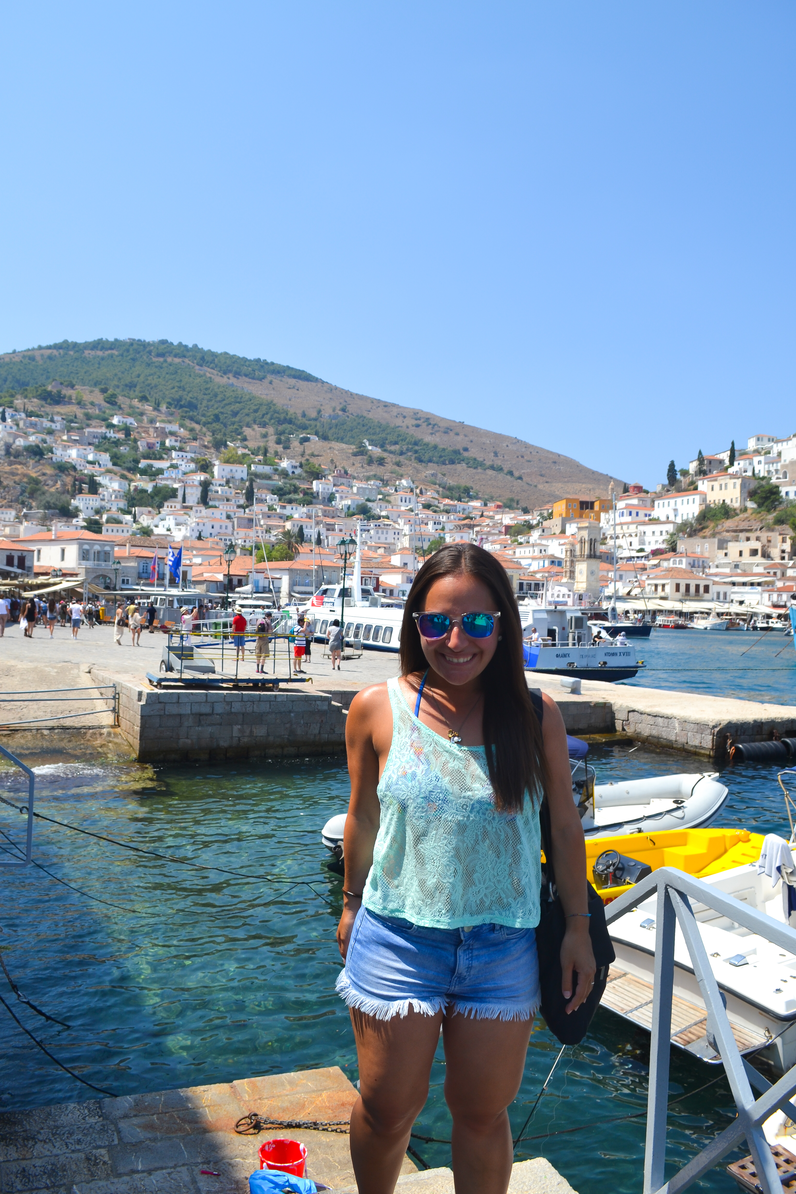 Sailing to THREE Greek islands in One Day from Athens